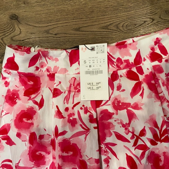 Zara Midi Poplin A line Skirt - Picture 2 of 5